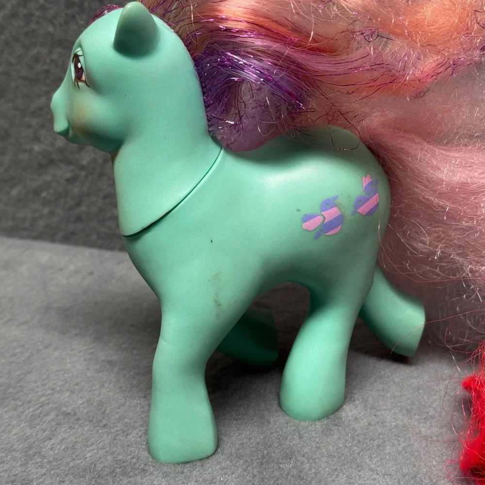 Vintage My Little Pony G1 Lot Hasbro 1984 Gusty &‎ 1987 Princess Pristina Teal